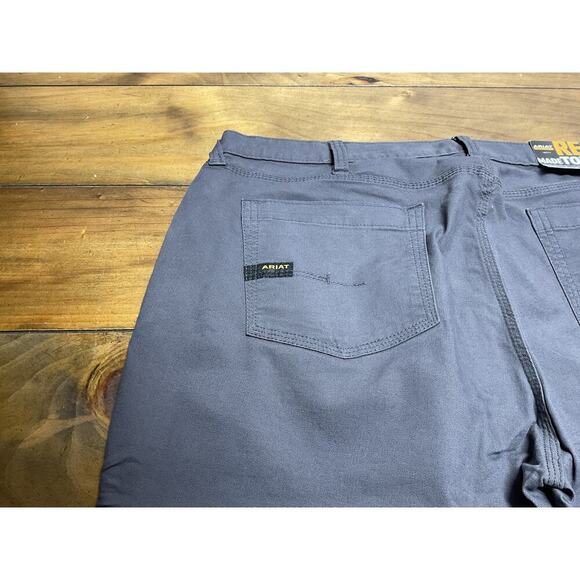 Ariat Rebar Work M4 DuraStretch Gray Made Tough Pant 10030250 Size 40x36 - Picture 12 of 15